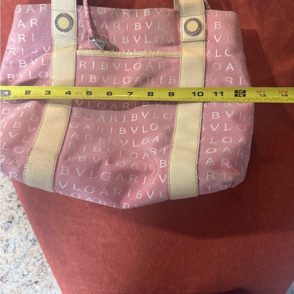 Bvlgari Pink and Cream Women's Tote Bag - Picture 7 of 9